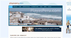 Desktop Screenshot of playasperu.com